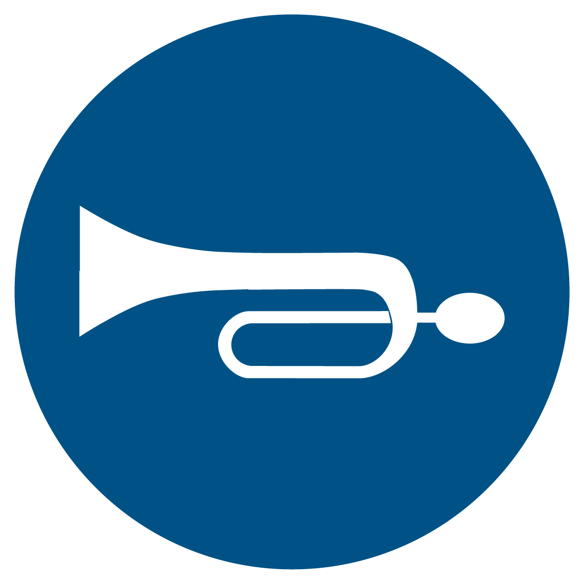 Gebotsschild - Hupe benutzen