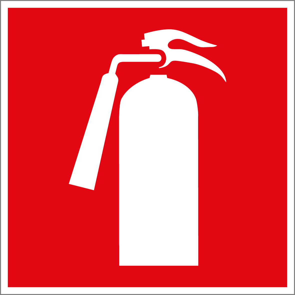 Brandschutzschild - Feuerlöscher