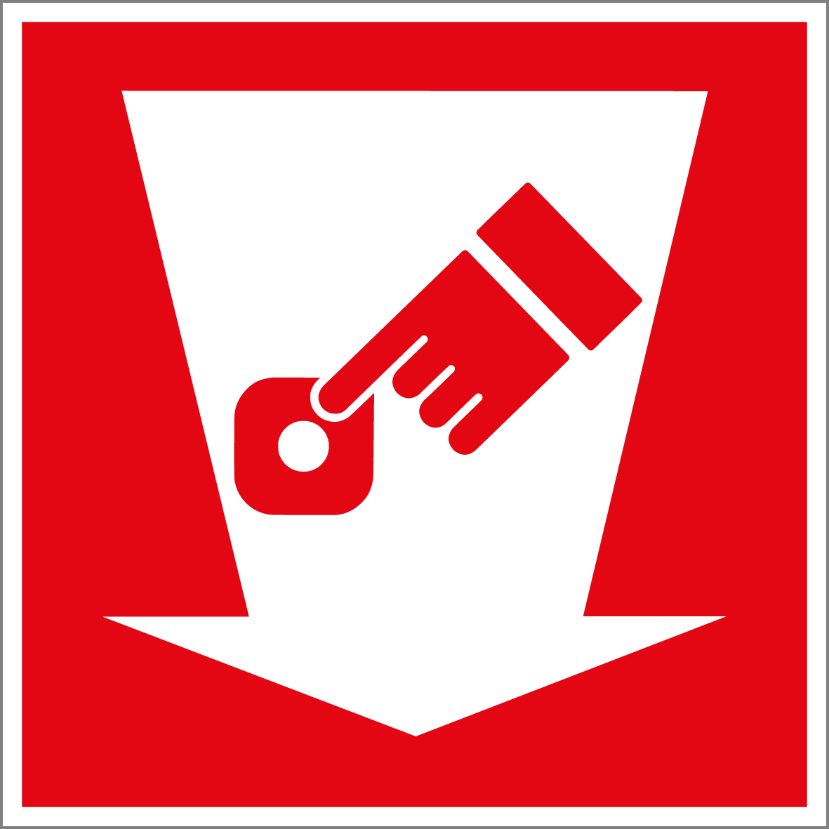 Brandschutzschild - Brandmelder