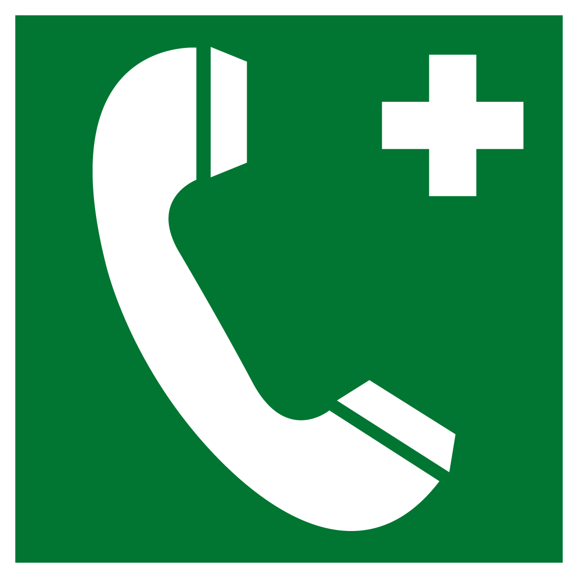 Rettungs- & Fluchtwegschild - Notruftelefon