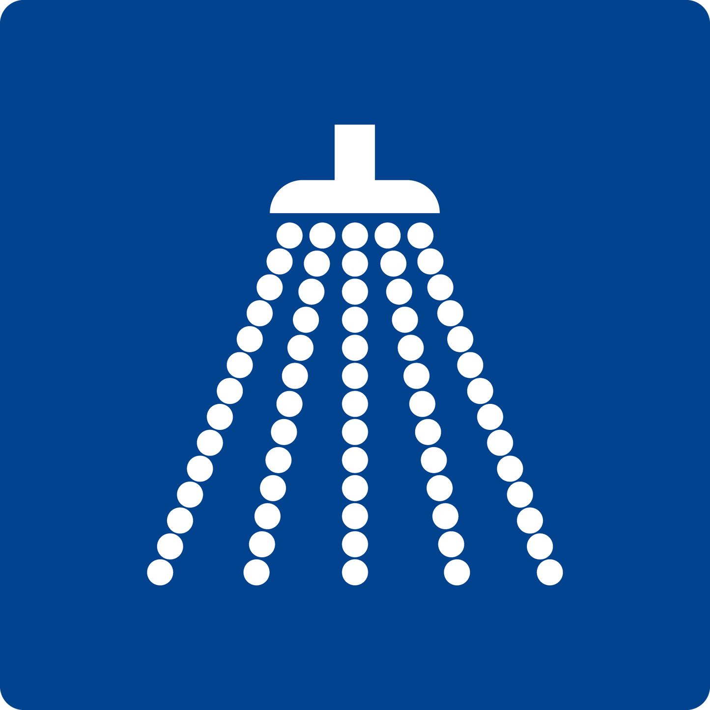 Schwimmbadschild - Brausebad