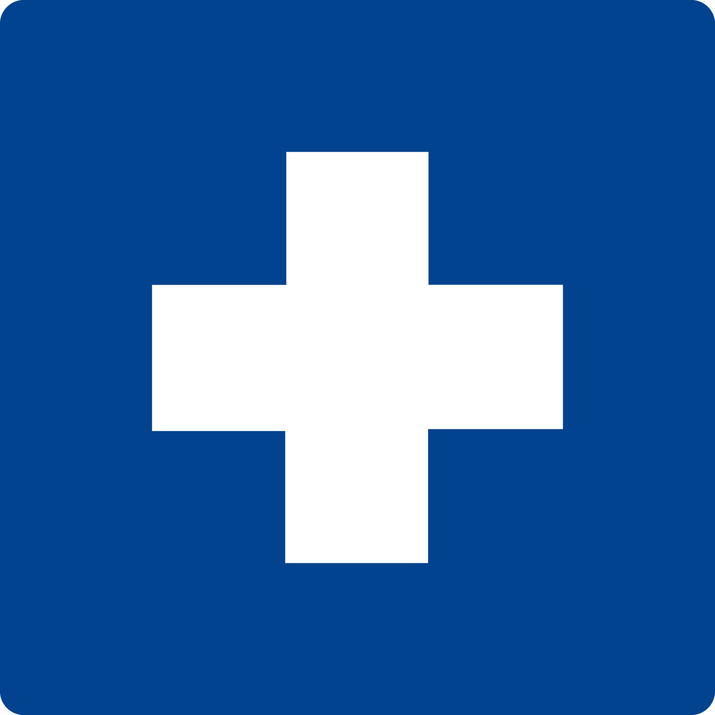 Schwimmbadschild - Erste Hilfe