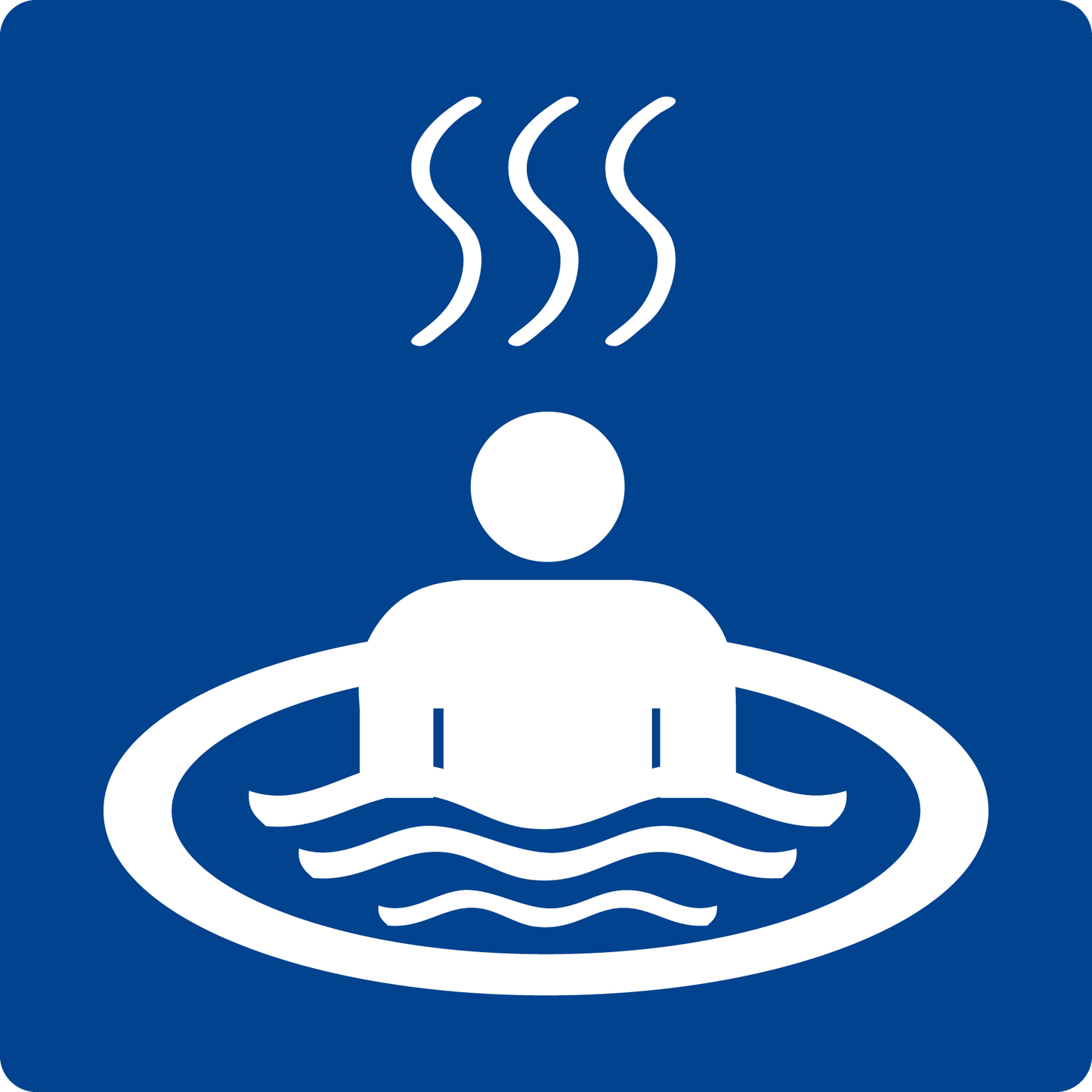 Schwimmbadschild - Whirlpool