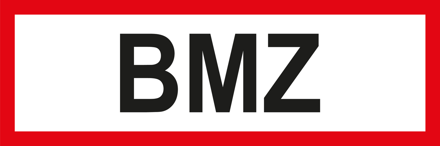 Feuerwehrschild - BMZ