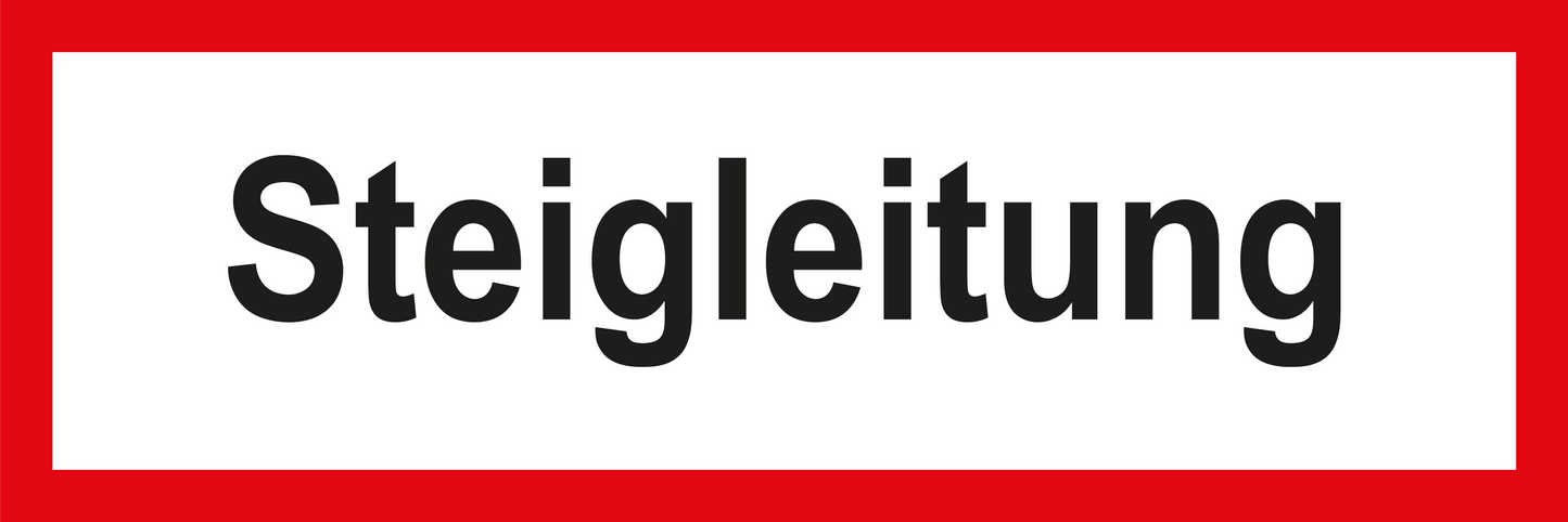 Feuerwehrschild - Steigleitung