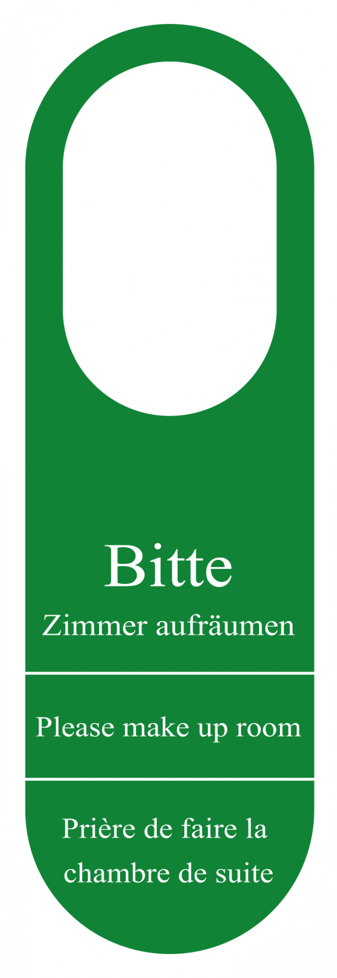 Gastronomie- und Gewerbeschild - Tür Hinweisschild Kunststoff
