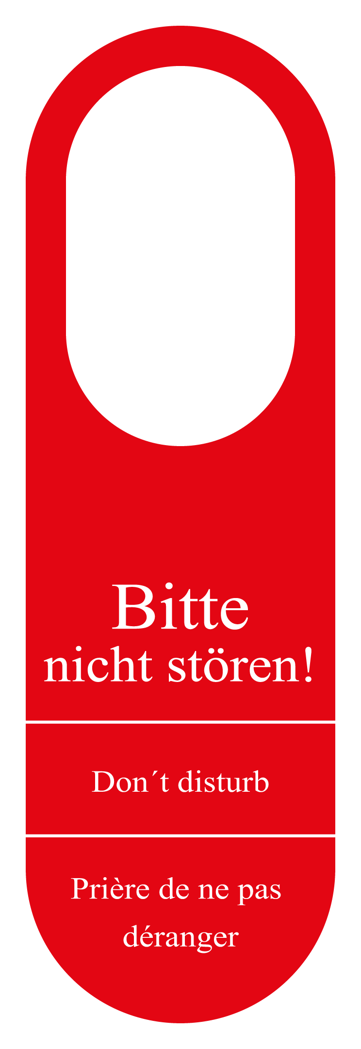 Gastronomie- und Gewerbeschild - Tür Hinweisschild Kunststoff