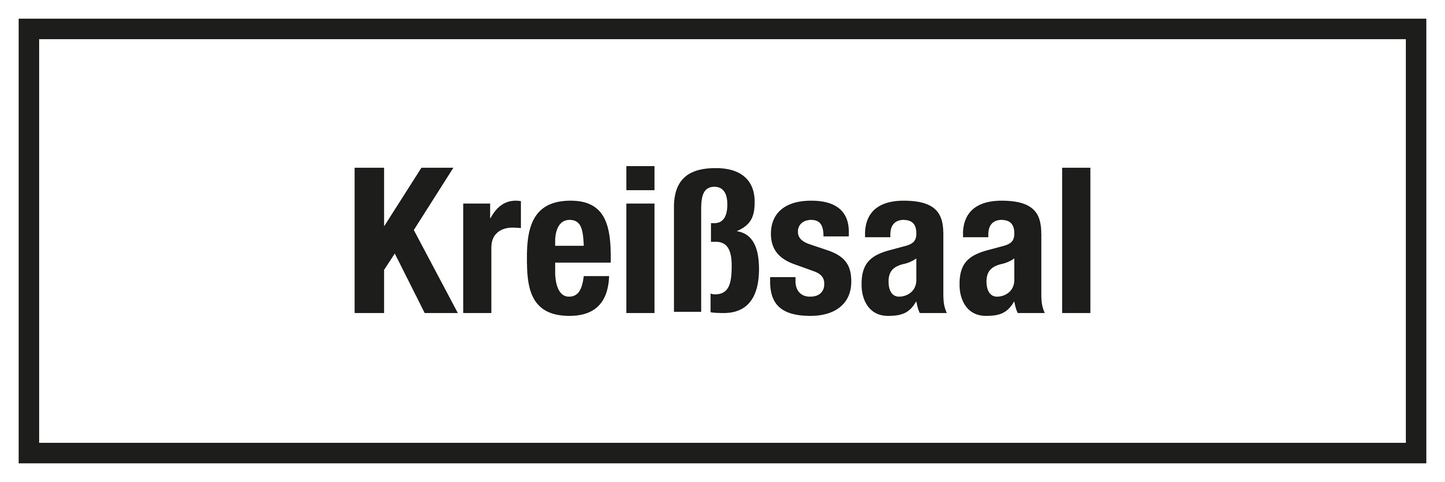 Krankenhaus- und Praxisschild - Kreißsaal