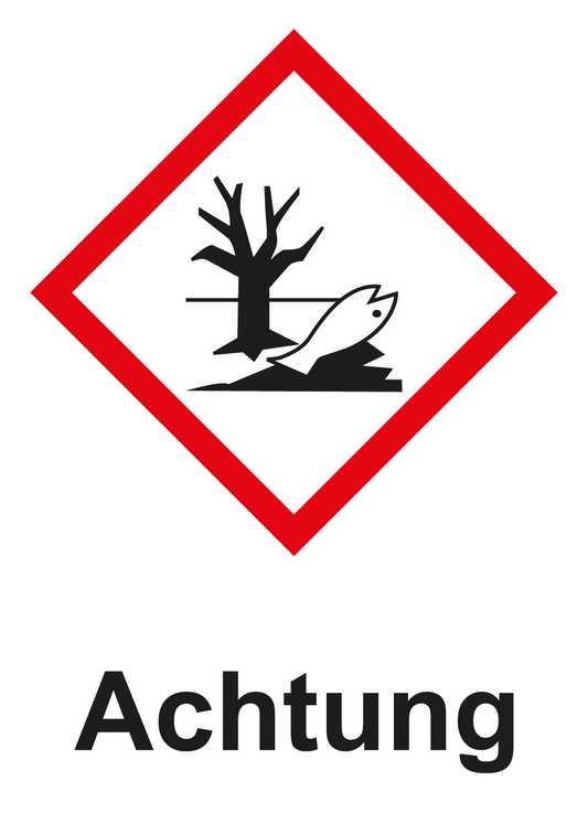 GHS Kennzeichnung - Achtung, umweltgefährlich