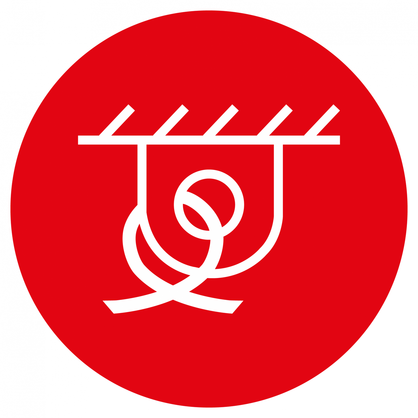 Hinweisschild - Nicht Zurren