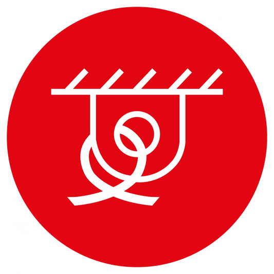 Hinweisschild - Nicht Zurren