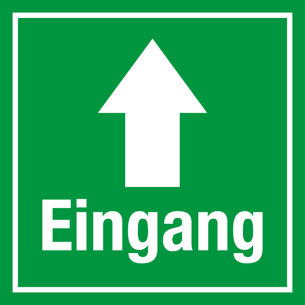 Türschild - Eingang