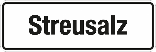 Winterschild - Streusalz