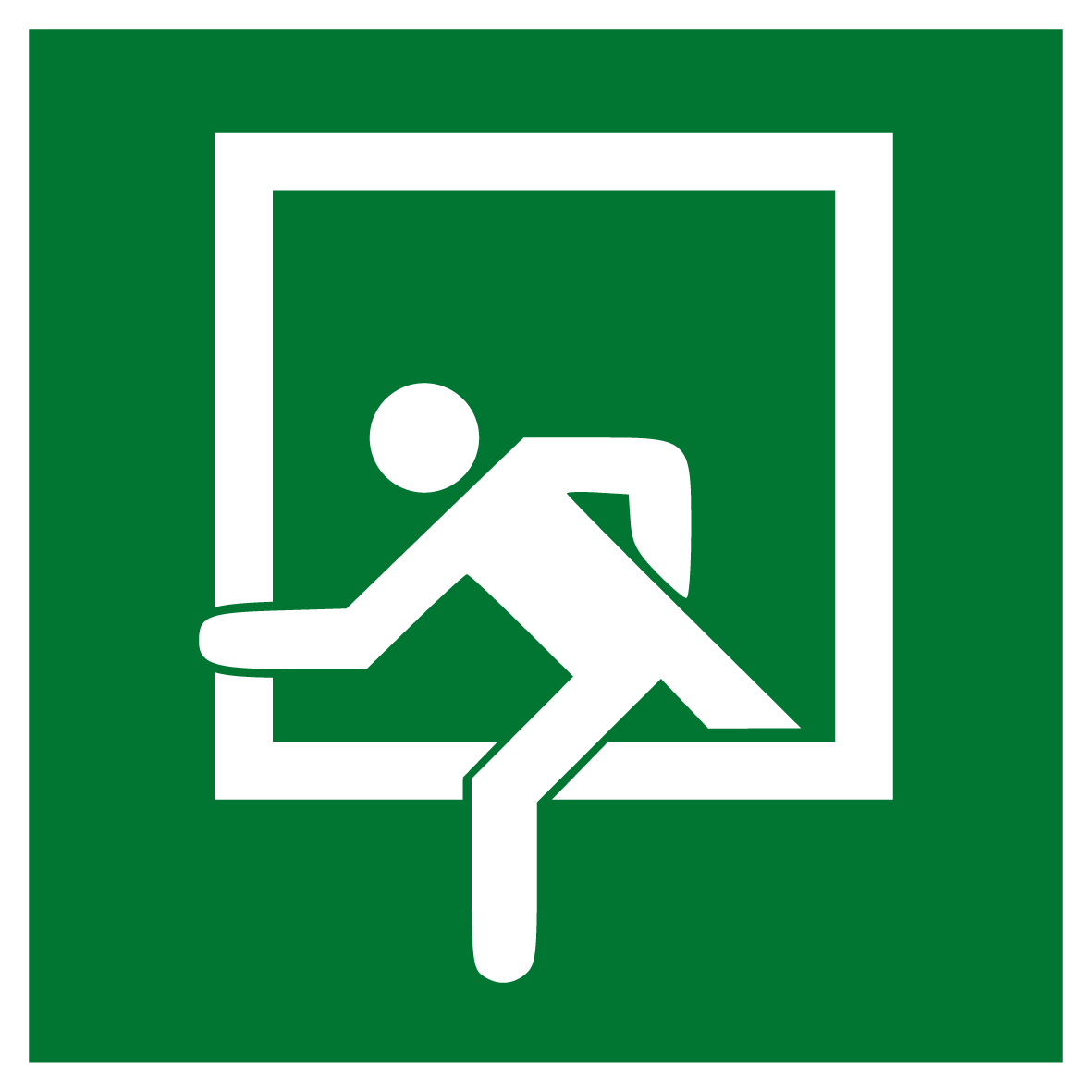 Rettungs- & Fluchtwegschild - Notausstieg
