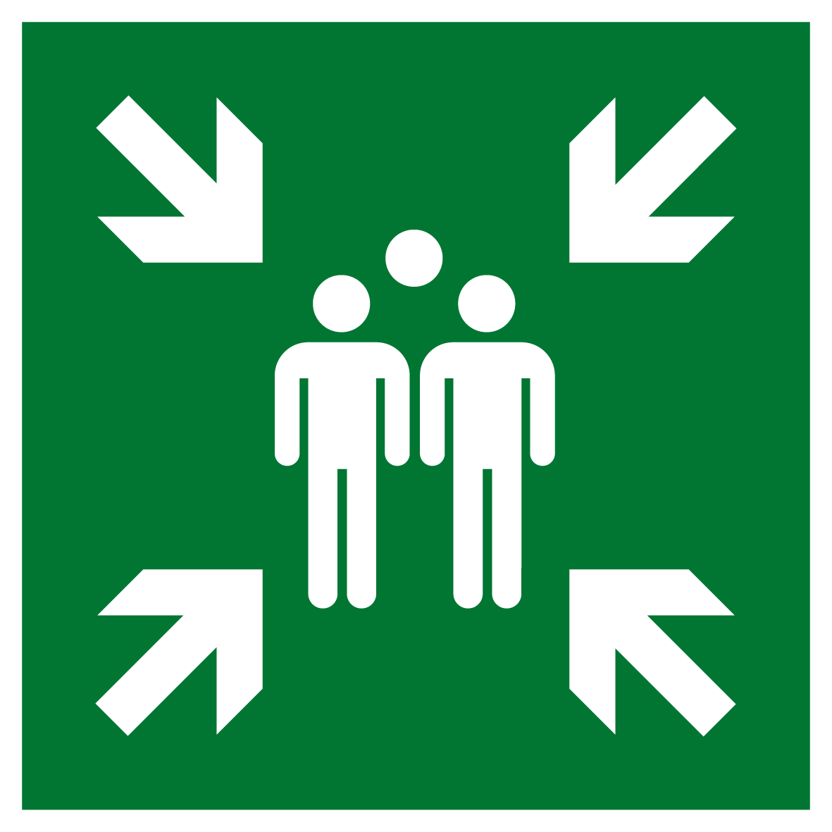 Rettungs- & Fluchtwegschild - Sammelstelle