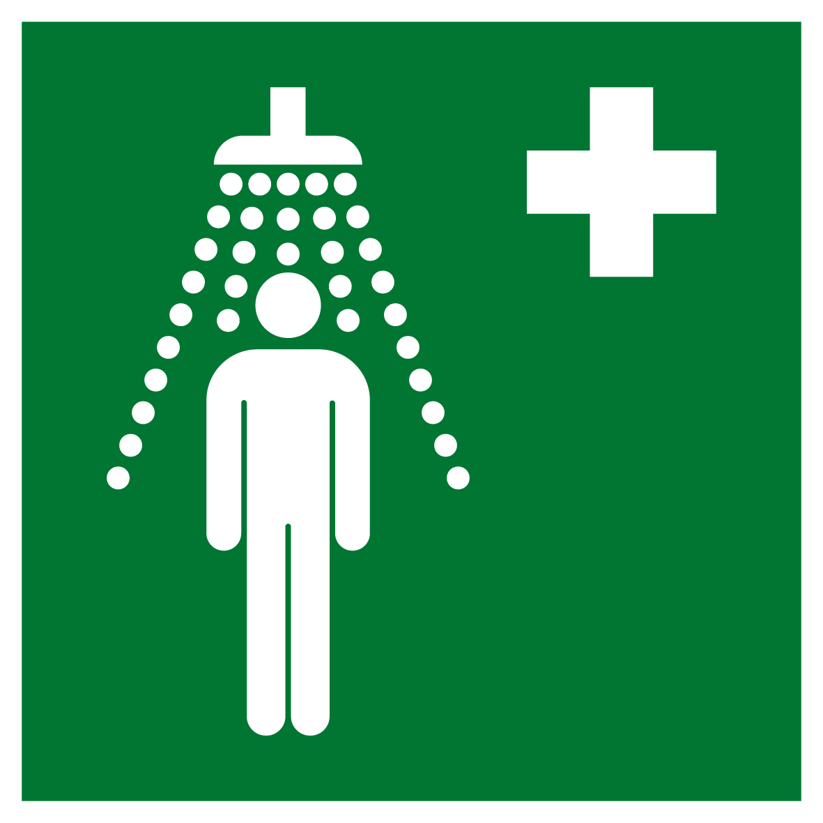 Rettungs- & Fluchtwegschild - Notdusche