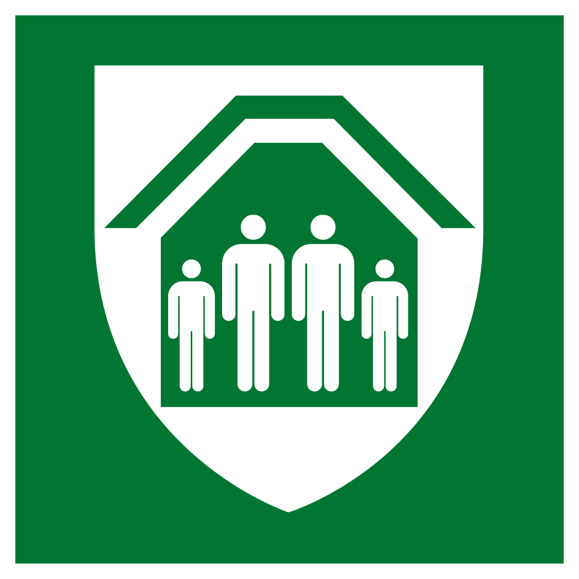 Rettungs- & Fluchtwegschild - Schutzraum
