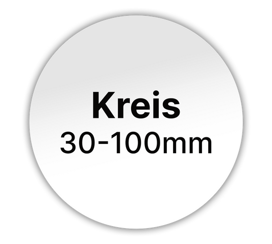 Max Premium Kreis Etiketten - LabelMax 30-100mm