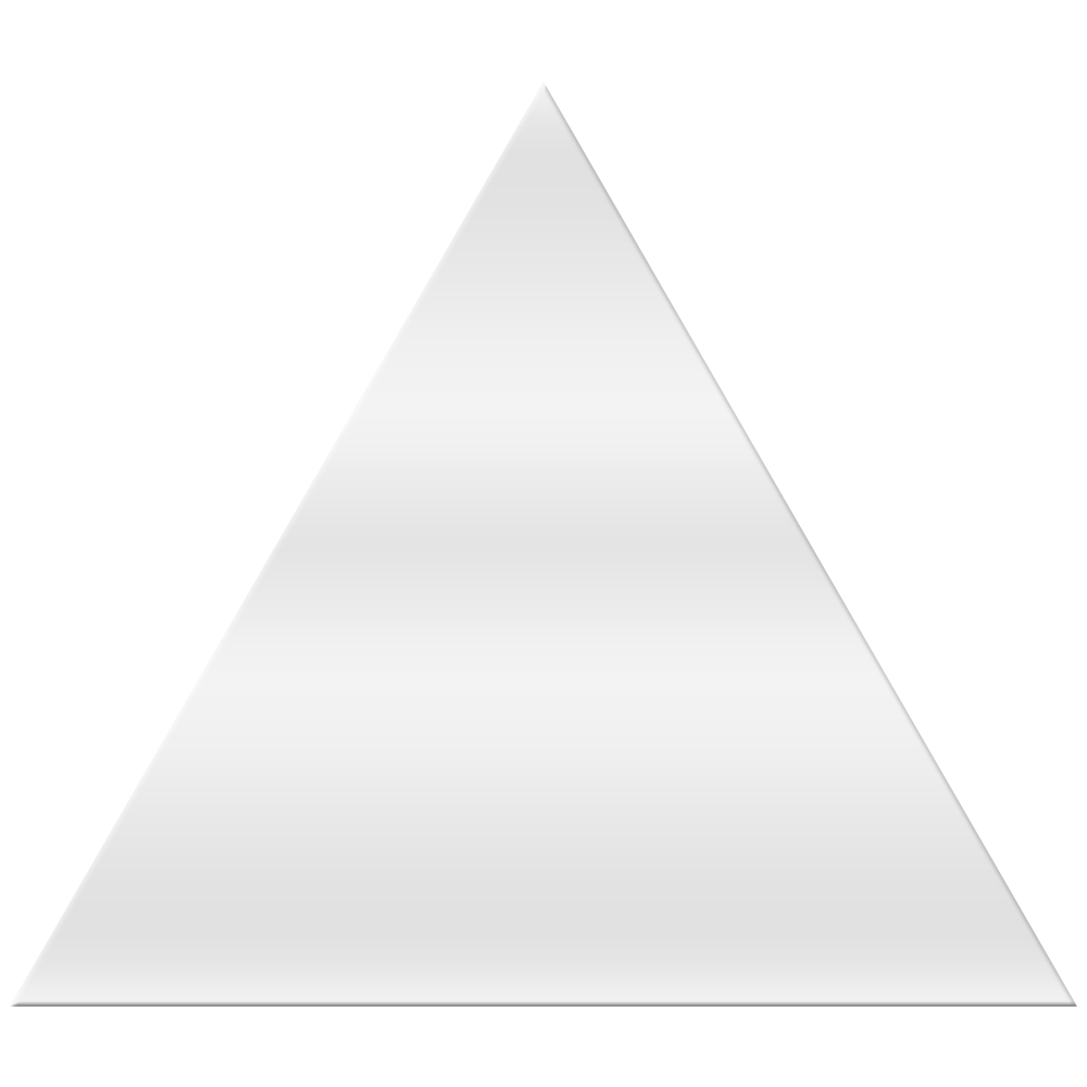 Schilder-Rohlinge- Dreieck