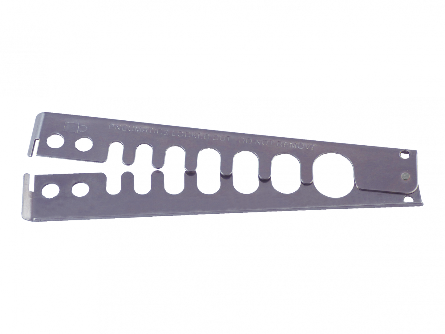 Pneumatische Verriegelung mit 7 Löchern ø 7-20 mm