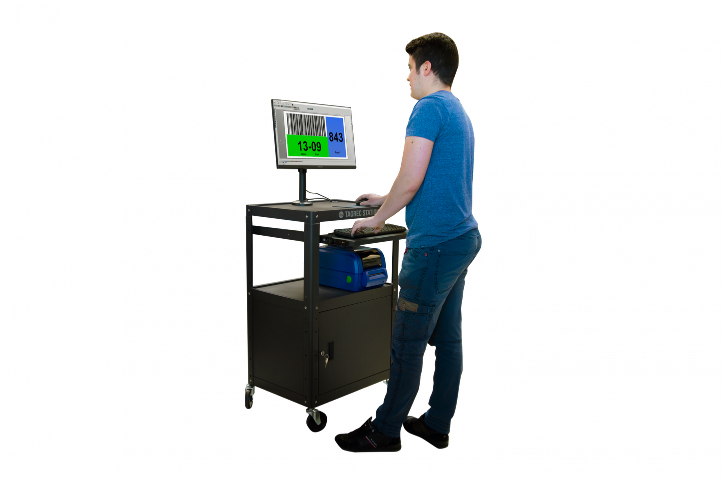 TagRec-Station Komplettset Inkl. Beschriftungssystem LabelMax SP3