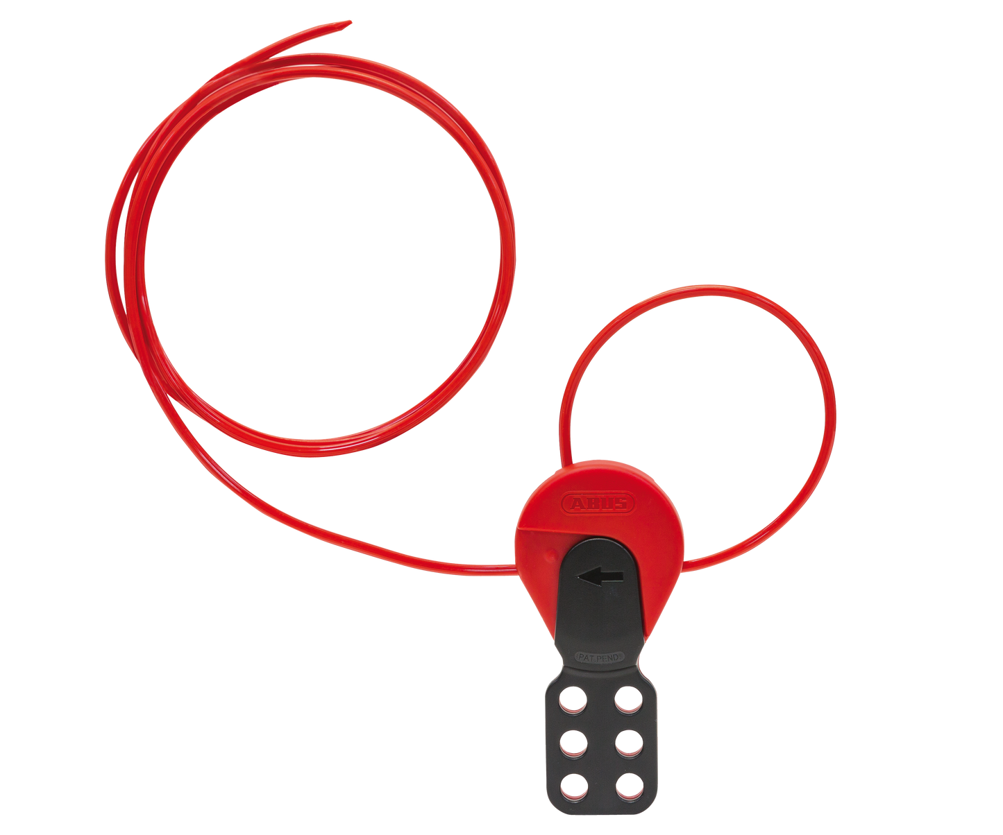 Safelex™ Universal Kabel-Verriegelung inkl. patentiertem Klemm-Mechanismus (jederzeit nachspannbar!) mit nicht-leitendem Nylonkabel