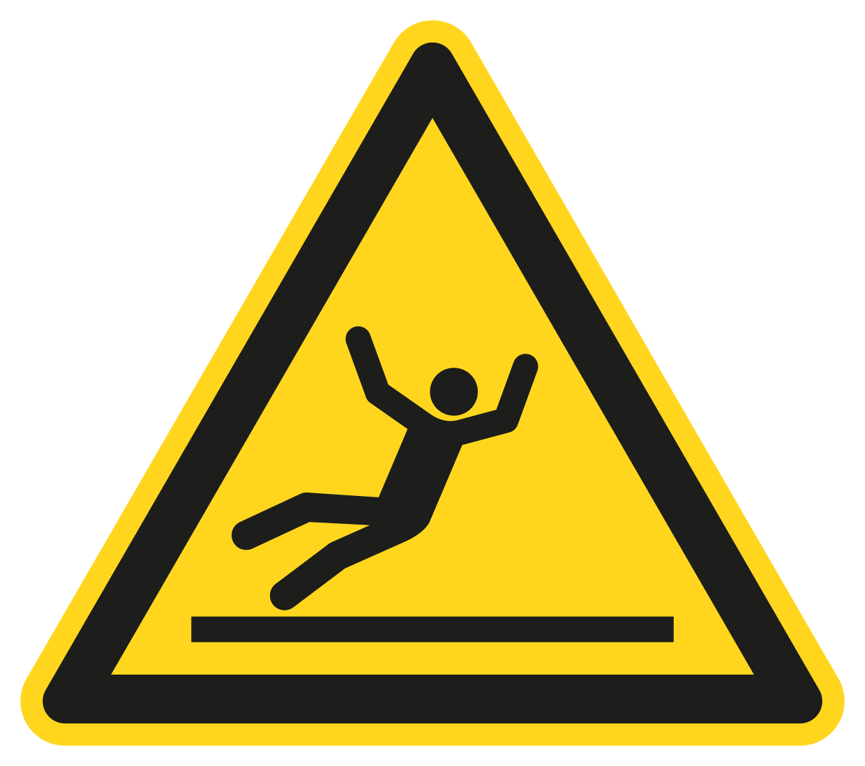 Warnschild - Warnung vor Rutschgefahr