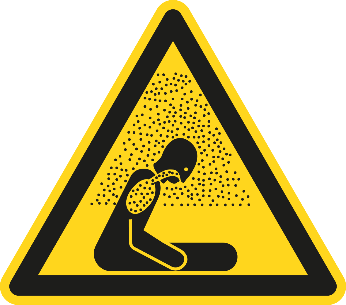 Warnschild - Erstickungsgefahr