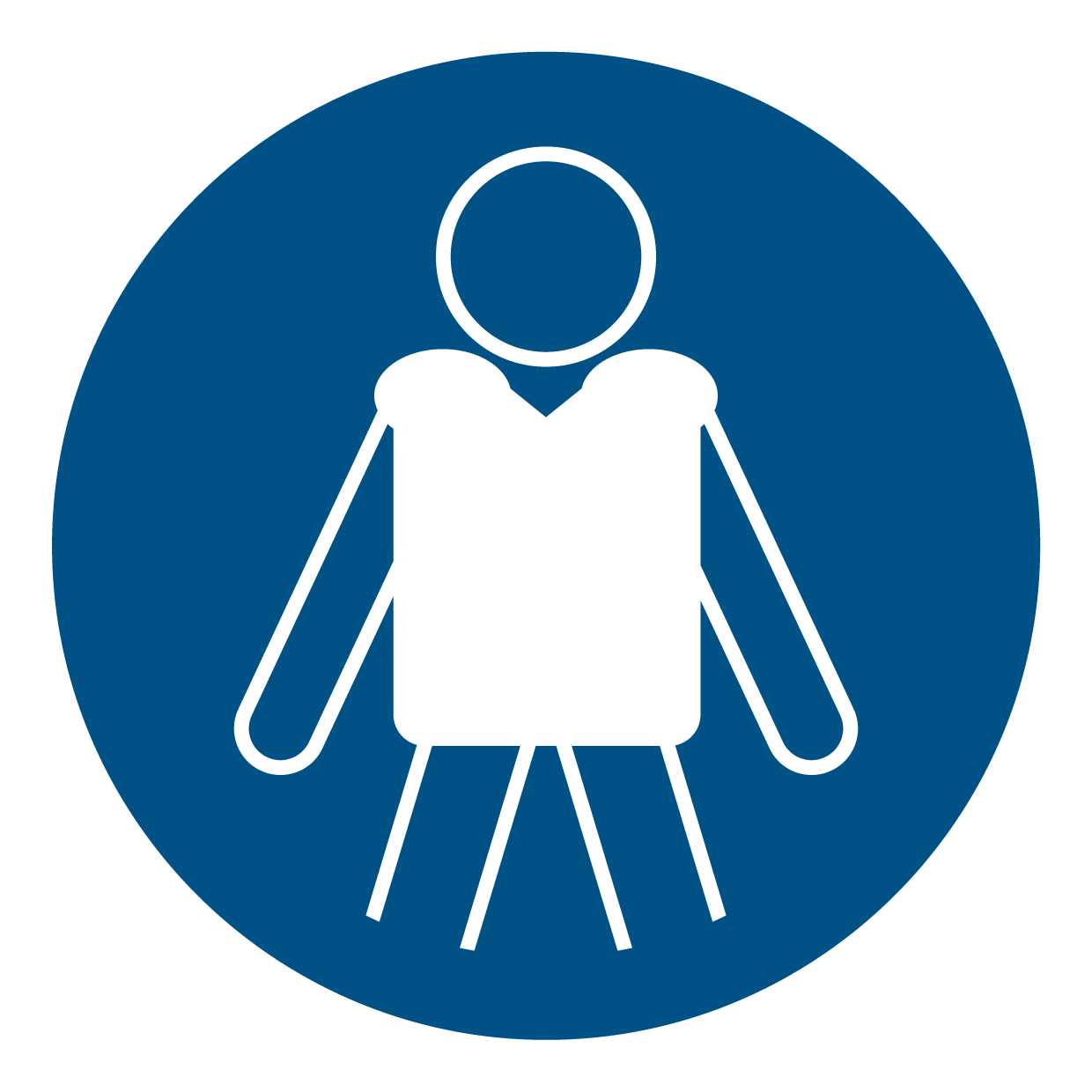 Gebotsschild - Rettungsweste benutzen