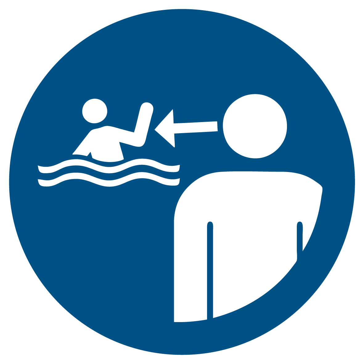Gebotsschild - Kinder in Wassereinrichtungen beaufsichtigen
