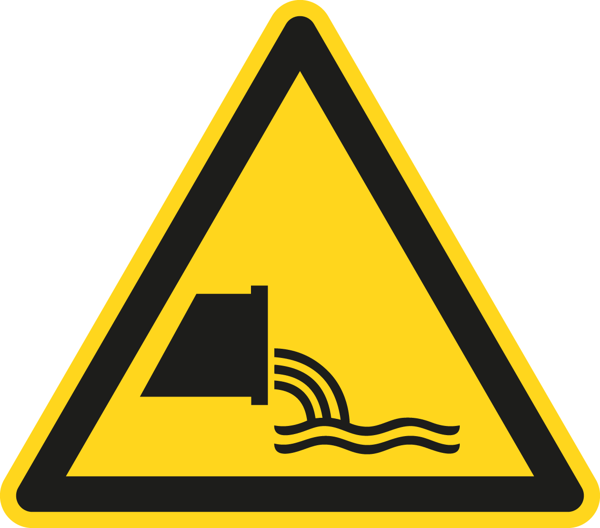 Warnschild - Warnung vor Abwassereinleitung
