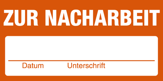 Inventar- & Wartungsschild - Zur Nacharbeit | 1 VE = 50 Stck.