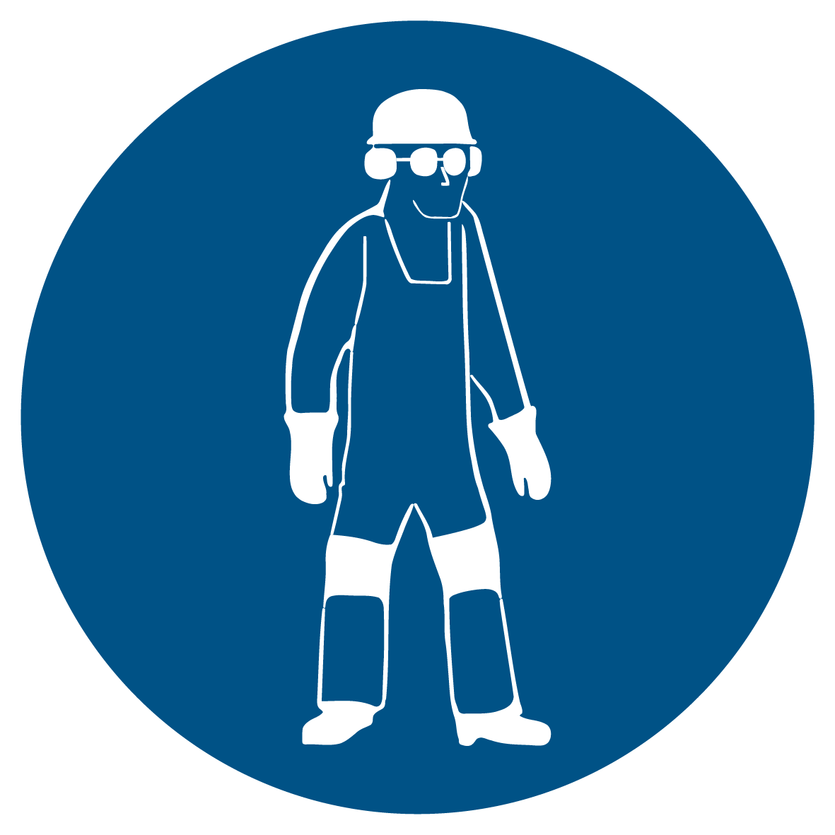 Gebotsschild - Körperschutzmittel benutzen
