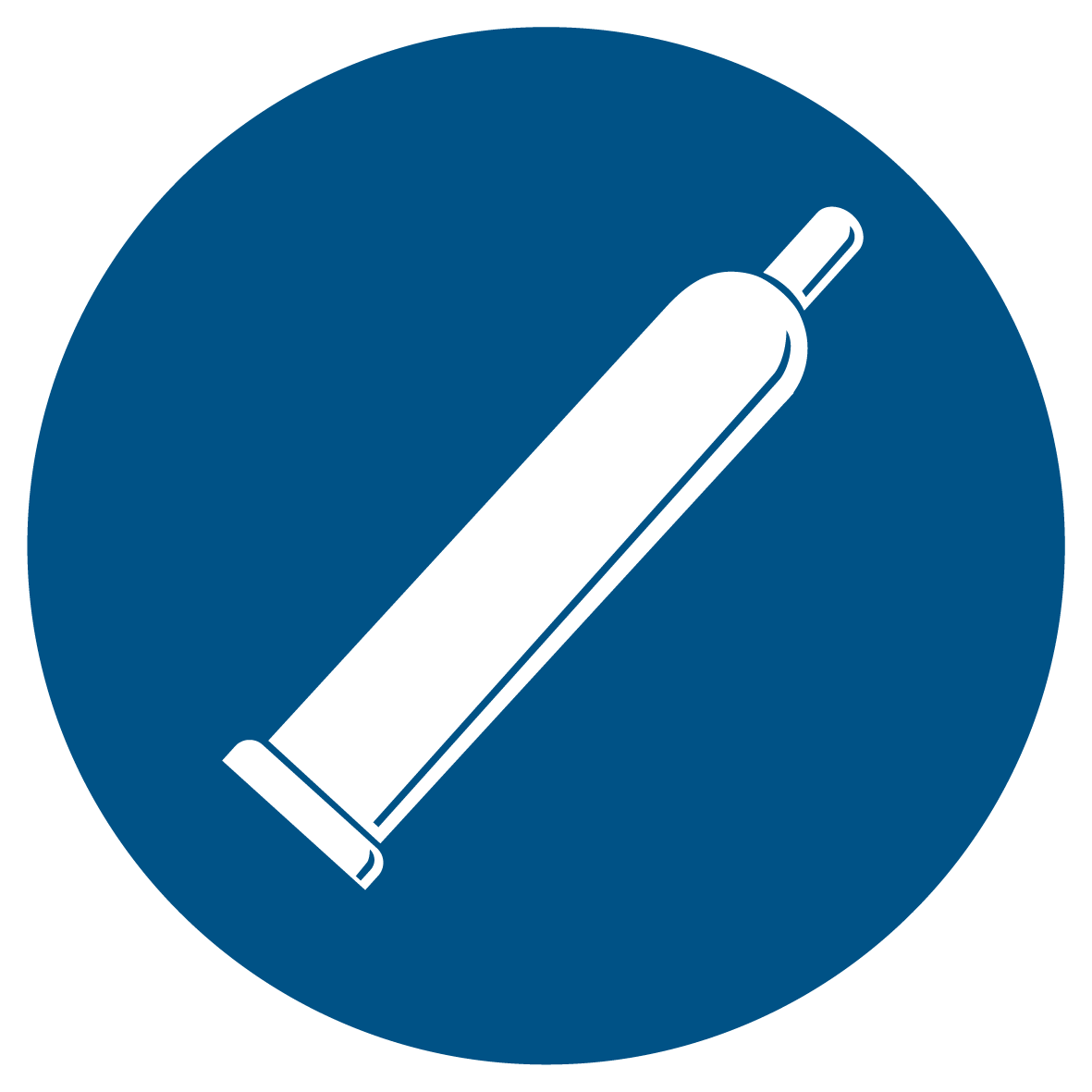 Gebotsschild - Druckgasflasche