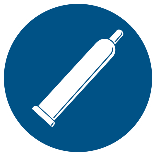 Gebotsschild - Druckgasflasche