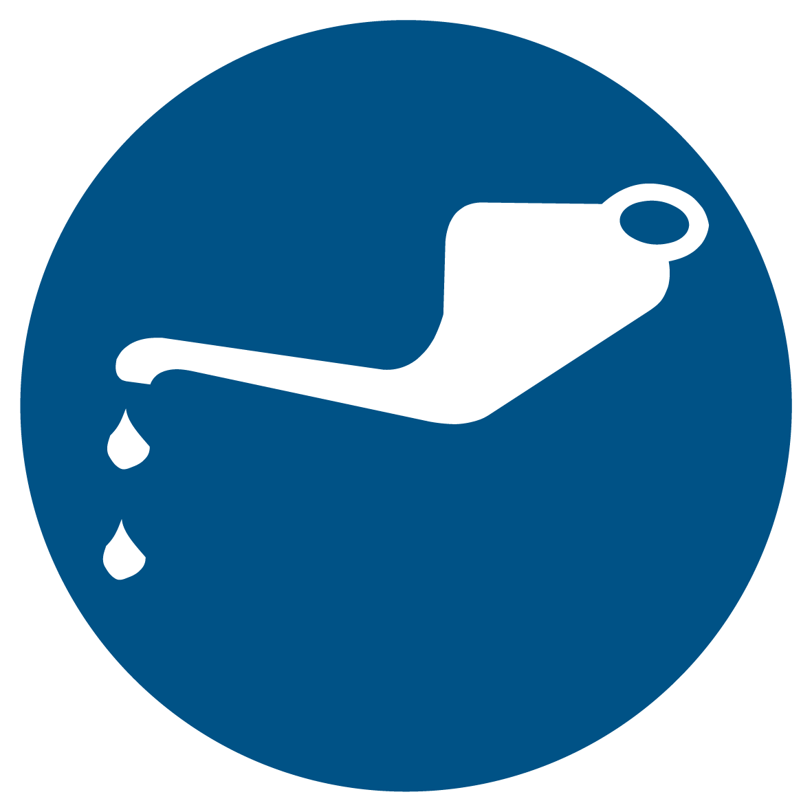 Gebotsschild - Ölen