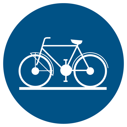 Gebotsschild - Fahrradweg benutzen