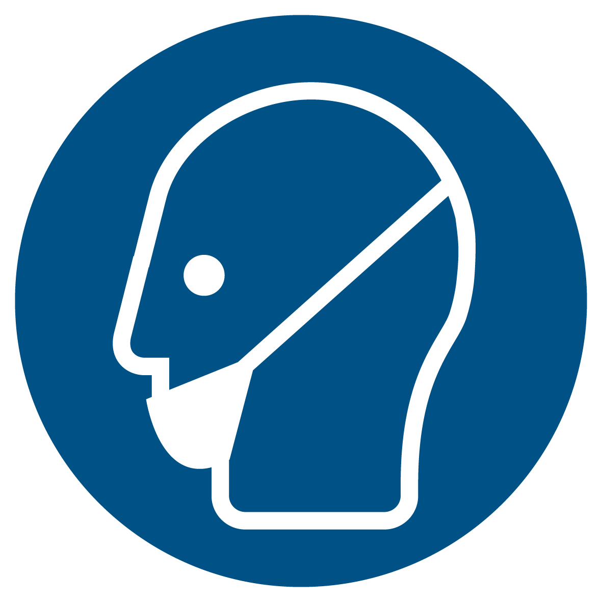 Gebotsschild - Bartschutz