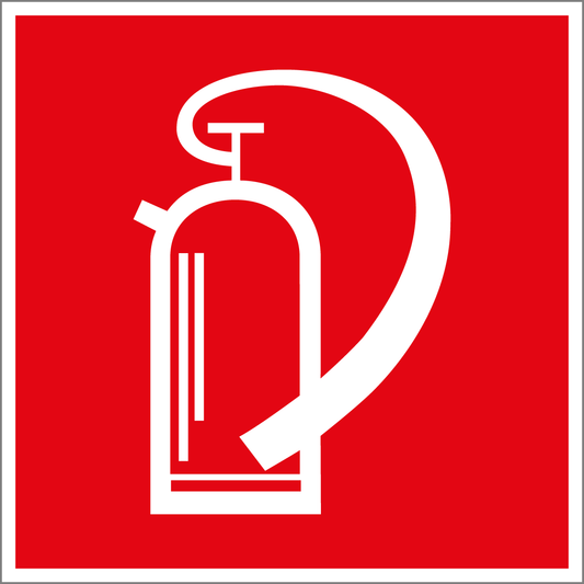 Brandschutzschild - Feuerlöscher