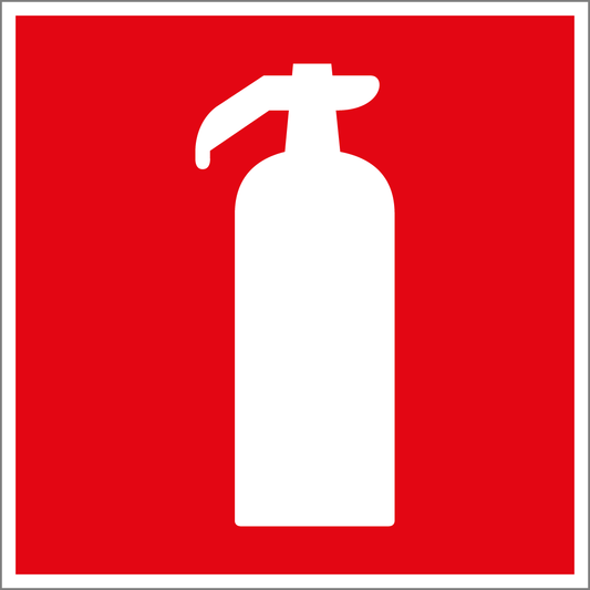 Brandschutzschild - Feuerlöscher