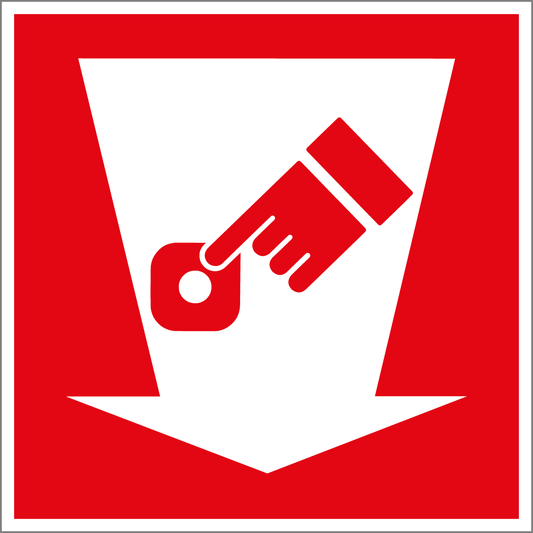 Brandschutzschild - Brandmelder