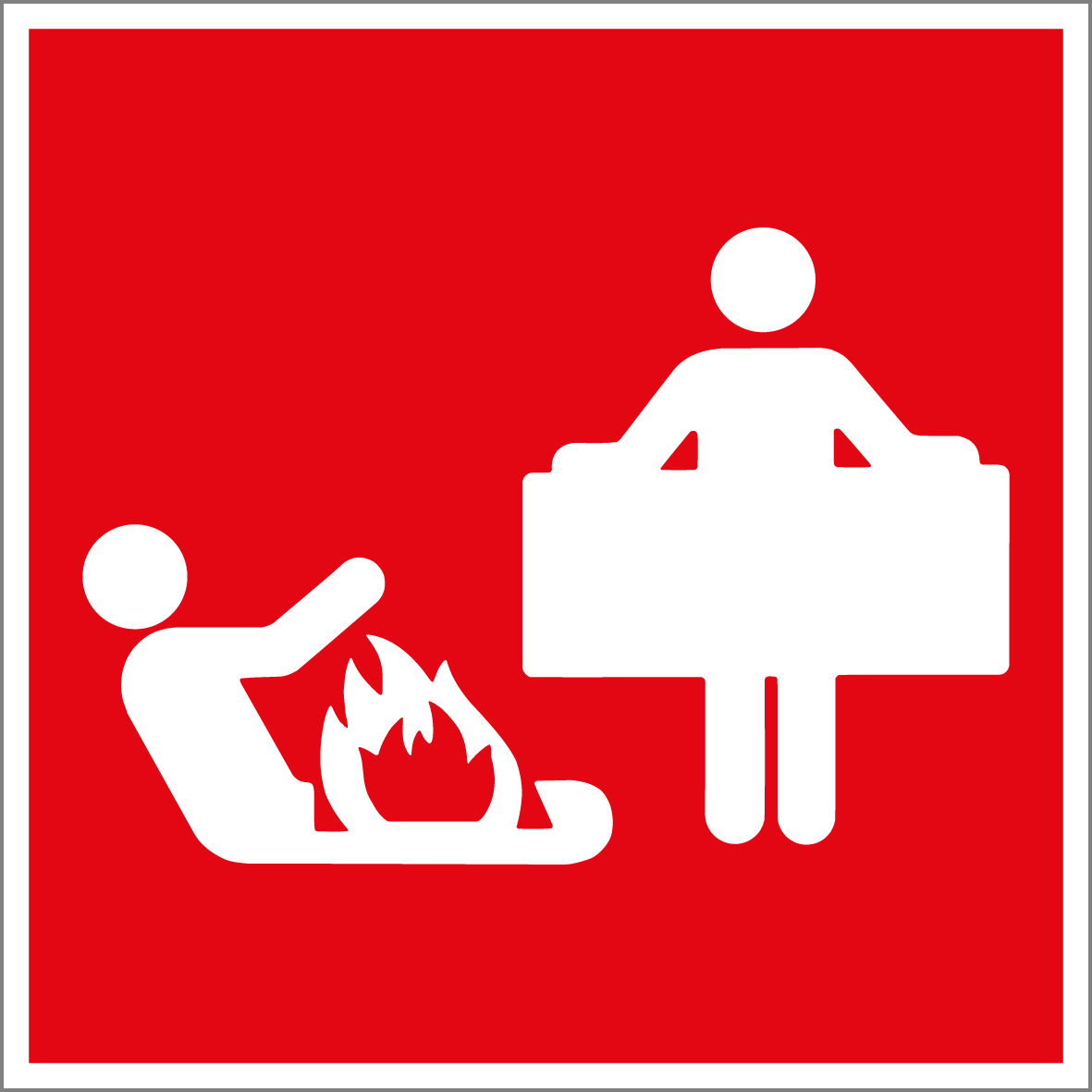 Brandschutzschild - Branddecke