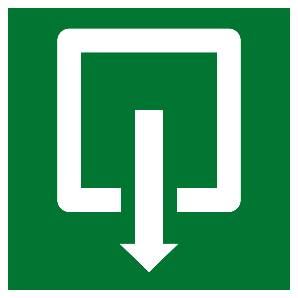 Rettungs- & Fluchtwegschild - Ausgang