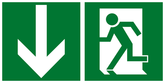 Rettungs- & Fluchtwegschild - Notausgang