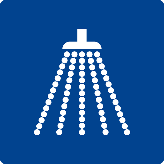 Schwimmbadschild - Brausebad