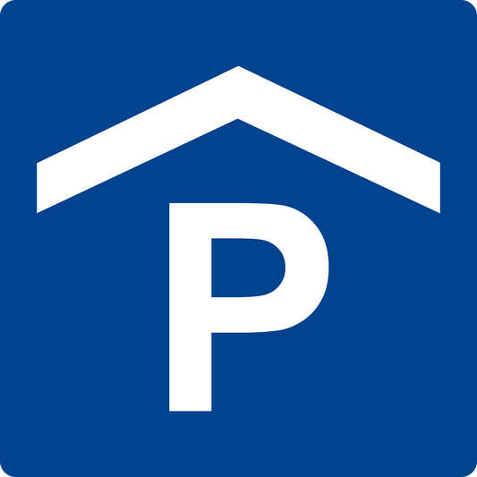 Schwimmbadschild - Parkhaus