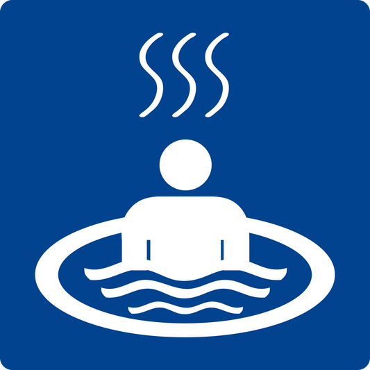 Schwimmbadschild - Whirlpool