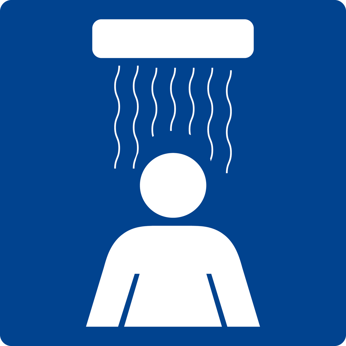 Schwimmbadschild - Haartrockner