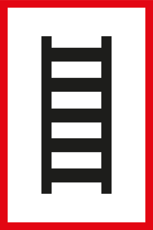 Feuerwehrschild - Leiter