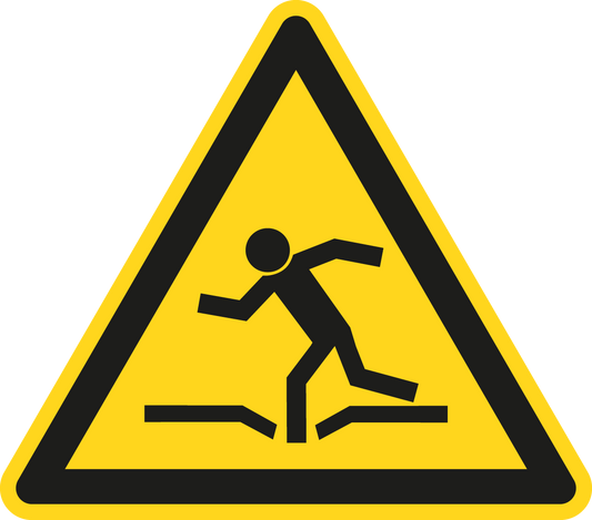 Warnschild - Warnung vor Einsturzgefahr